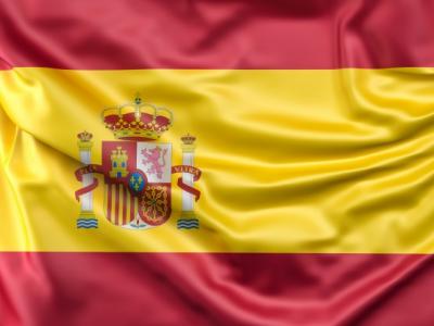 Imagem mostra bandeira da Espanha