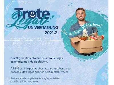UNIVERITAS/UNG promove mais um Trote Legal para arrecadar alimentos
