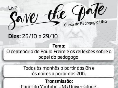 Oficinas de Pedagogia pautam centenário de Paulo Freire